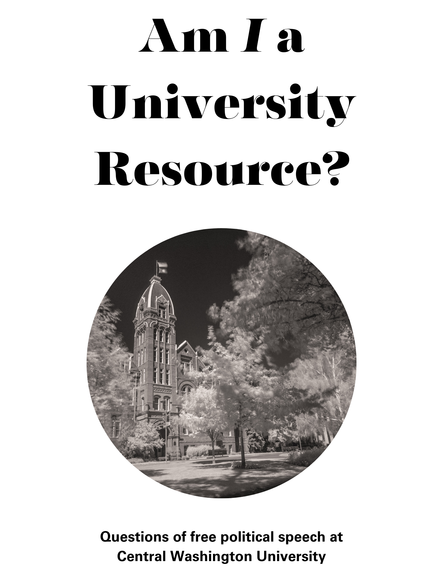 The cover of Am I a University Resource?