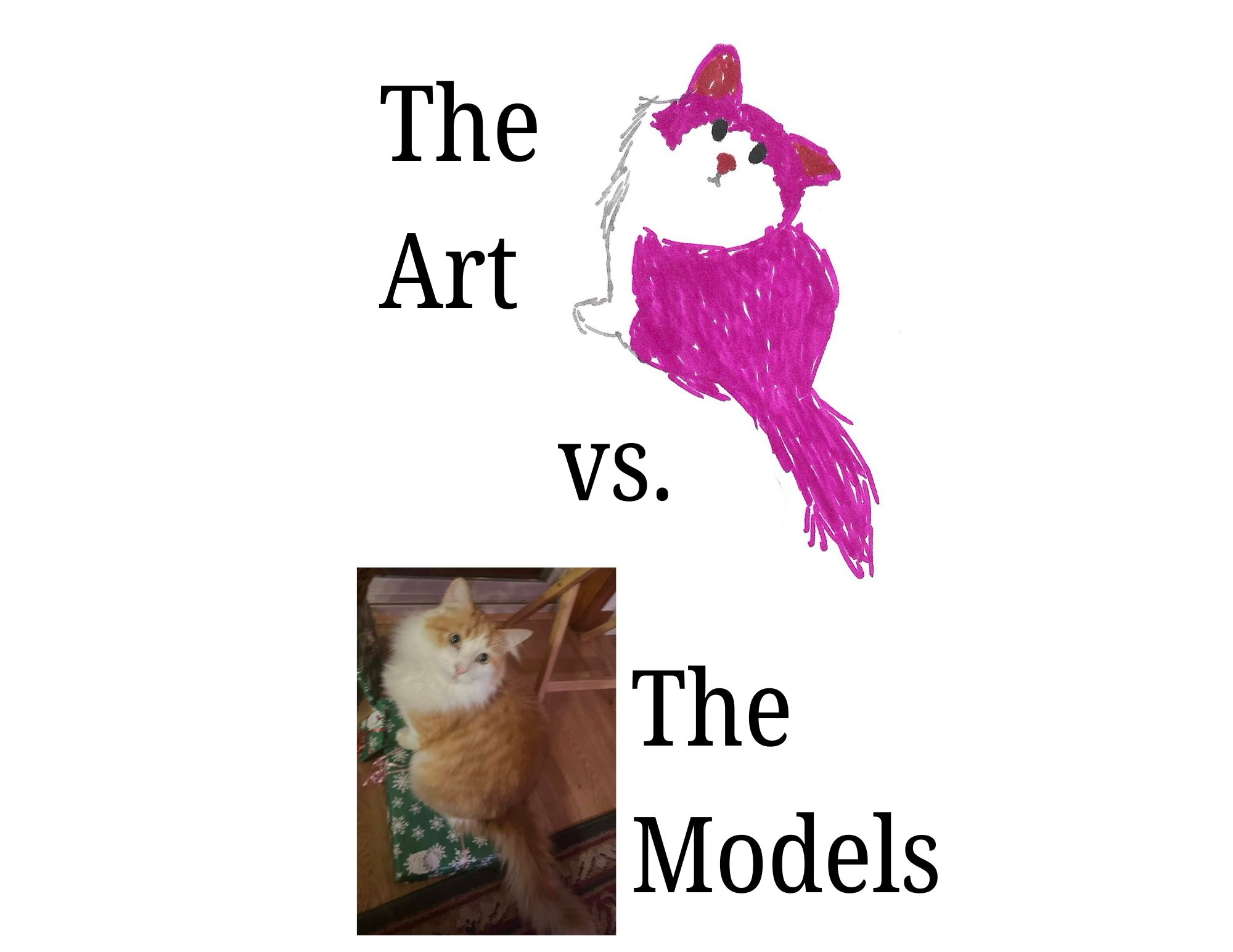 The cover of The Art vs. The Models